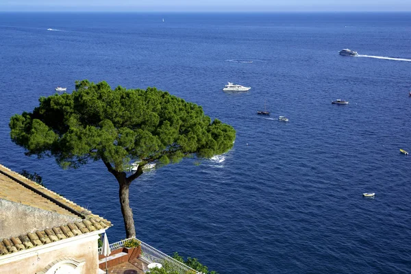 Piękny Widok Miasta Positano Regionie Wybrzeże Amalfi Włochy — Zdjęcie stockowe