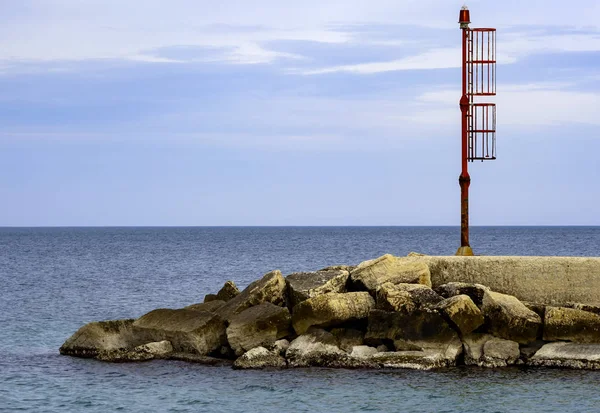 Port Harbor Light Beacon at the entrance of harbour