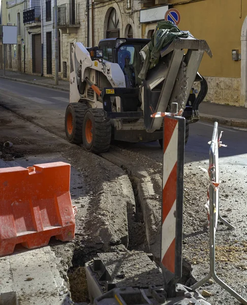 Milling Drum Road Milling Machine Milling Asphalt Road Reconstruction Accessory — Stock Photo, Image