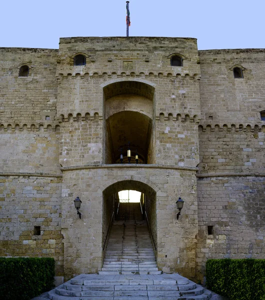 Verteidigungsturm Von Castello Aragonese Wurde Jahrhundert Mit Der Absicht Erbaut — Stockfoto