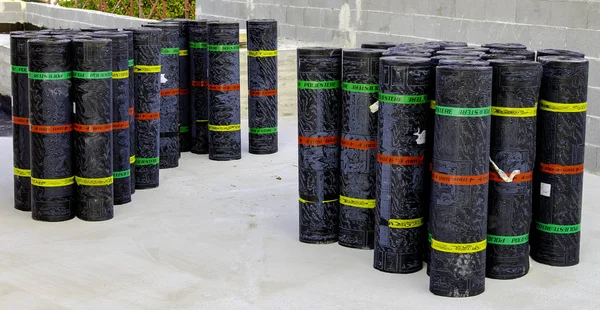 Rollos Membrana Impermeabilizante Bituminosa Para Cada Tipo Seto — Foto de Stock