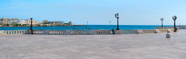 Platz Adriatischen Meer Otranto City Tip Der Östlichsten Spitze Von — Stockfoto