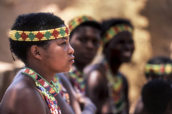 Zulu Menschen Dorf Shakaland Zulu Nkwalini Tal Kwazulu Natal Südafrika — Stockfoto
