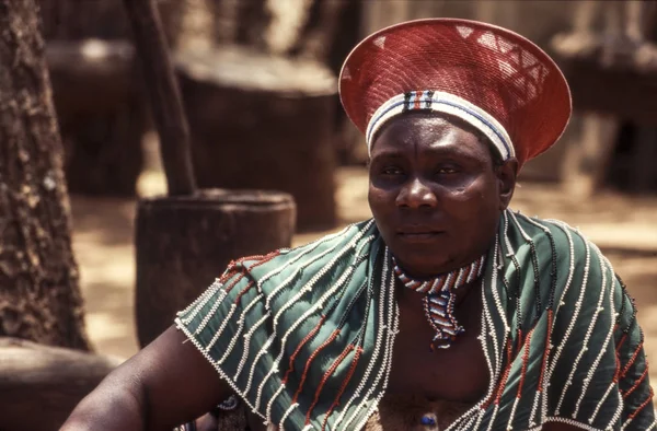 Zulu Lidí Shakaland Zulu Village Nkwalini Valley Kwazulu Natal Jižní — Stock fotografie