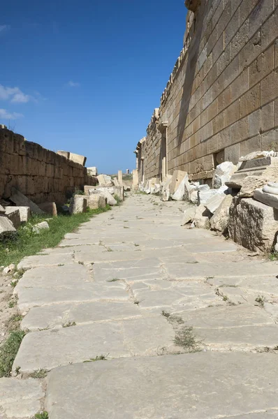 Руины Leptis Magna — стоковое фото
