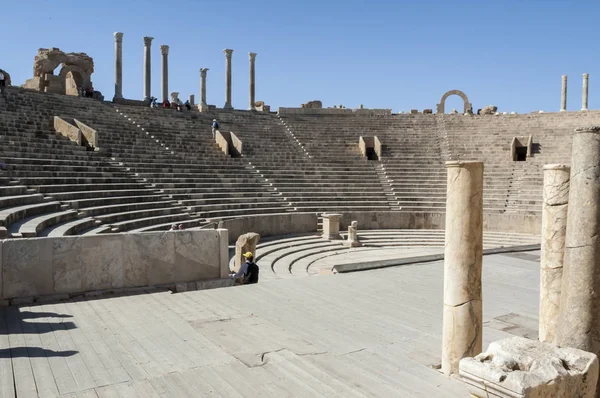 Ruinerna av Leptis Magna — Stockfoto