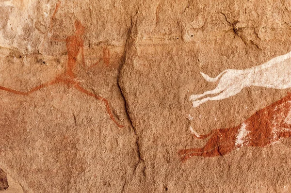 Tarih öncesi petroglifler - Rock sanat - Akakus (Acacus) Dağları, Sahara, Libya