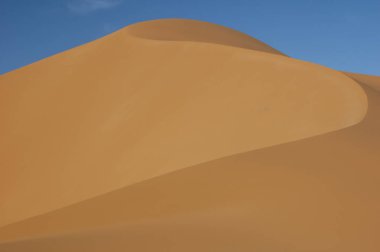 Libya Sahara çöl turuncu tepeleri