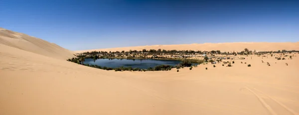 Ubari oasi Sahara Çölü, fizan, Libya, Afrika