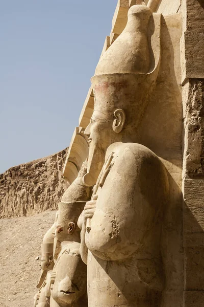 Chrám královny Hatšepsut a — Stock fotografie