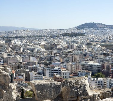 Atina şehir manzarası-Yunanistan