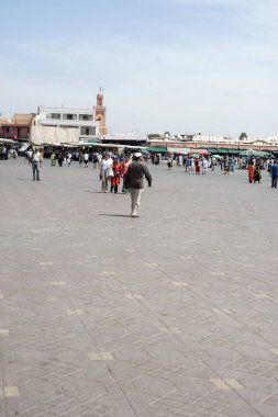 Jemaa el fna manzarası, Marakeş, Fas