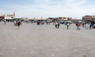 Jemaa el fna manzarası, Marakeş, Fas