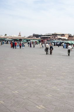 Jemaa el fna manzarası, Marakeş, Fas