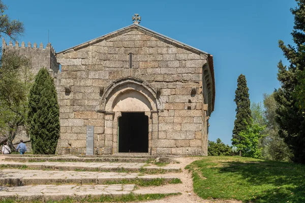 Guimaraes Portugal Circa April 2018 Romaanse Capela Sao Miguel Kapel — Stockfoto