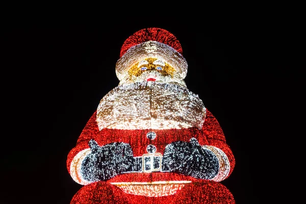 Agueda Portekiz Yaklaşık Aralık 2018 Dünyanın Büyük Noel Baba Metre — Stok fotoğraf