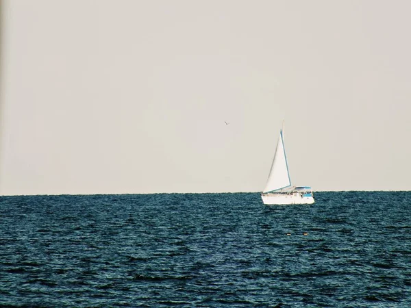 Barco Mar Horizonte — Foto de Stock