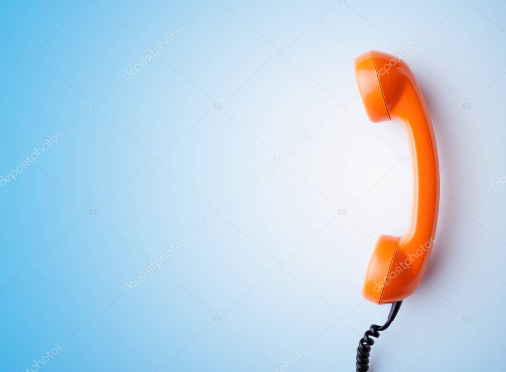 Telephone in retro style