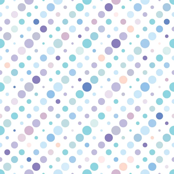 Polka dot colorful seamless pattern. — Stock Vector