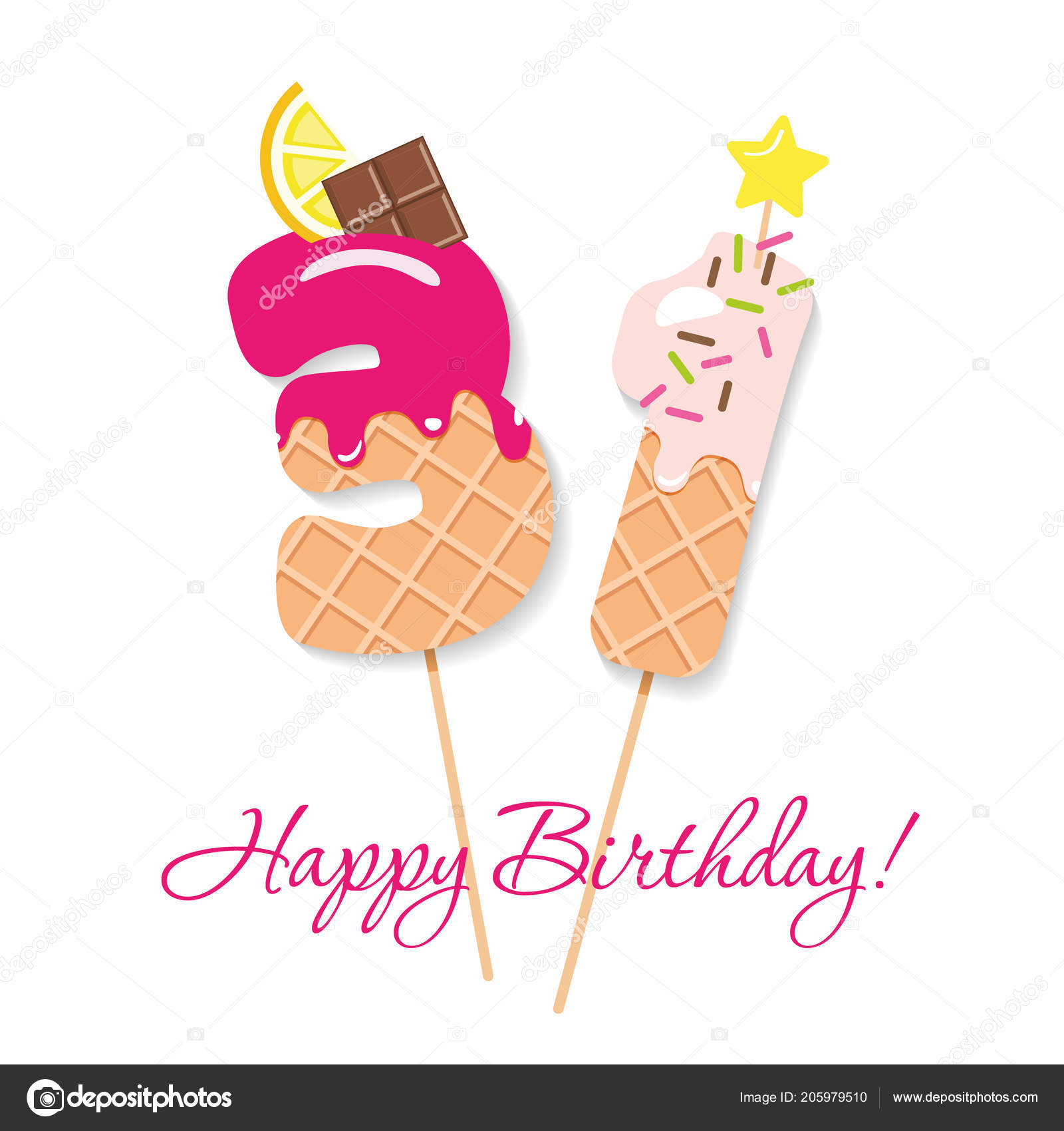 Happy Birthday Card Festive Sweet Numbers Coctail Straws Funny Decorative Vector Image By C Cutelittlethings Vector Stock Happy Birthday Card Festive Sweet Numbers Coctail Straws Funny Decorative Vector Image By C Cutelittlethings Vector Stock
