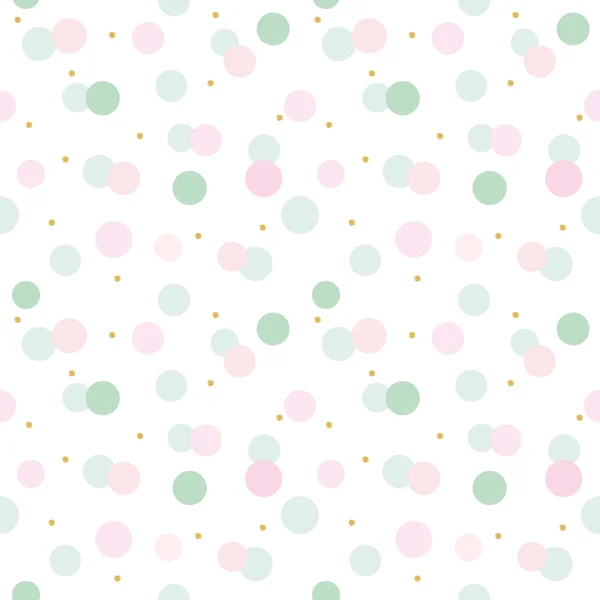 Glitter Confetti Polka Dot Naadloze Patroon Achtergrond Roze Pastel Blauw — Stockfoto