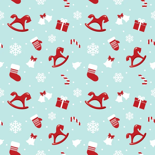 Christmas seamless background. Colorful Gingerbread cookies. Traditional  pattern for wrapping paper, banners, pajamas. Cute design elements. Raster  Stock Illustration by ©cutelittlethings #319836472