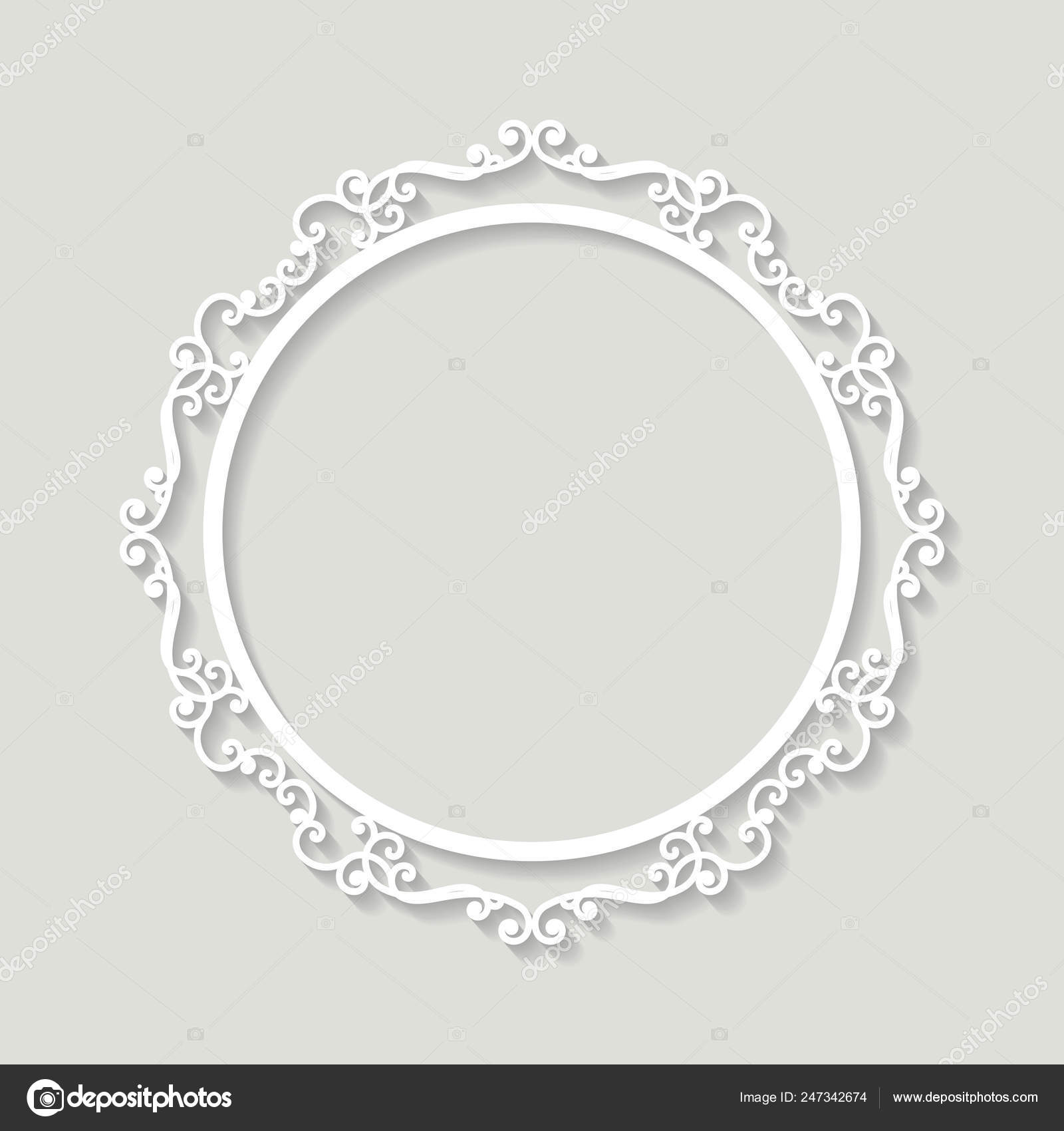 Oval Filigree Frame