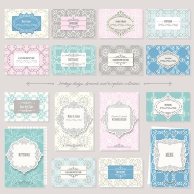 Şablonlar, kartlar ve çerçeveler.