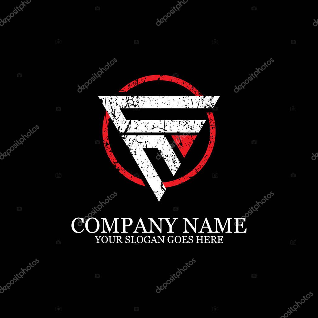 Initial of CN letter logo Design Inspiration, sport and fitness logo template