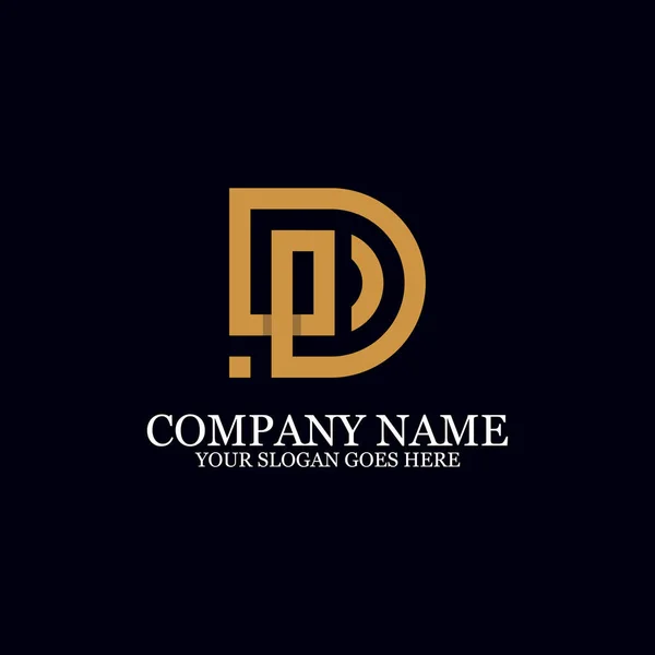 Brief tun Monogramm Logo Inspiration, ideal für Logo-Marken — Stockvektor