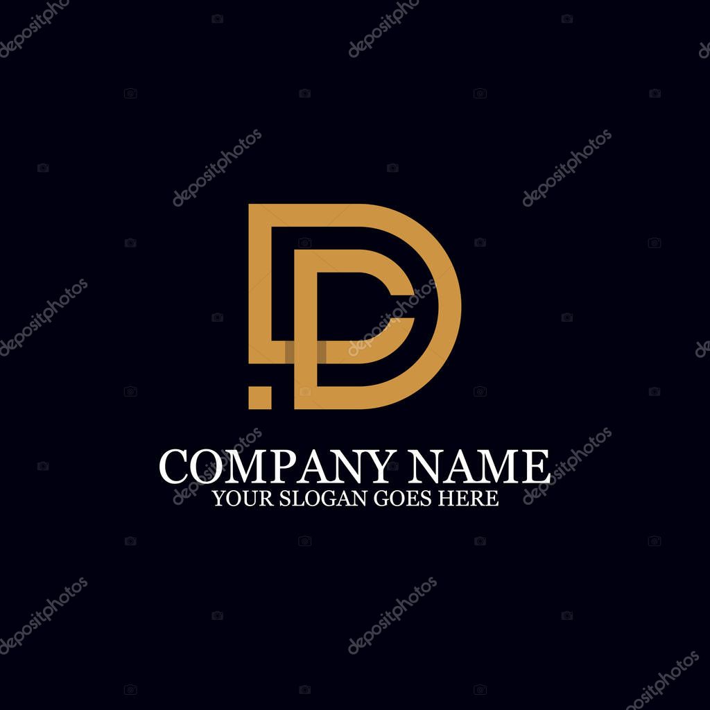 Letter DC Monogram Logo Inspiration, great for logo Marks, Clean and clever logo templates, initial logo designs