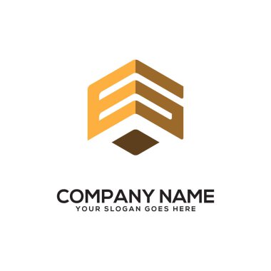 Gd ilk harfi Logo Inspiration, G ve D altıgen Vektör