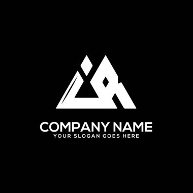 Ir ilk logo ilham, I ve R logo tasarımları, yaratıcı logo şablonu
