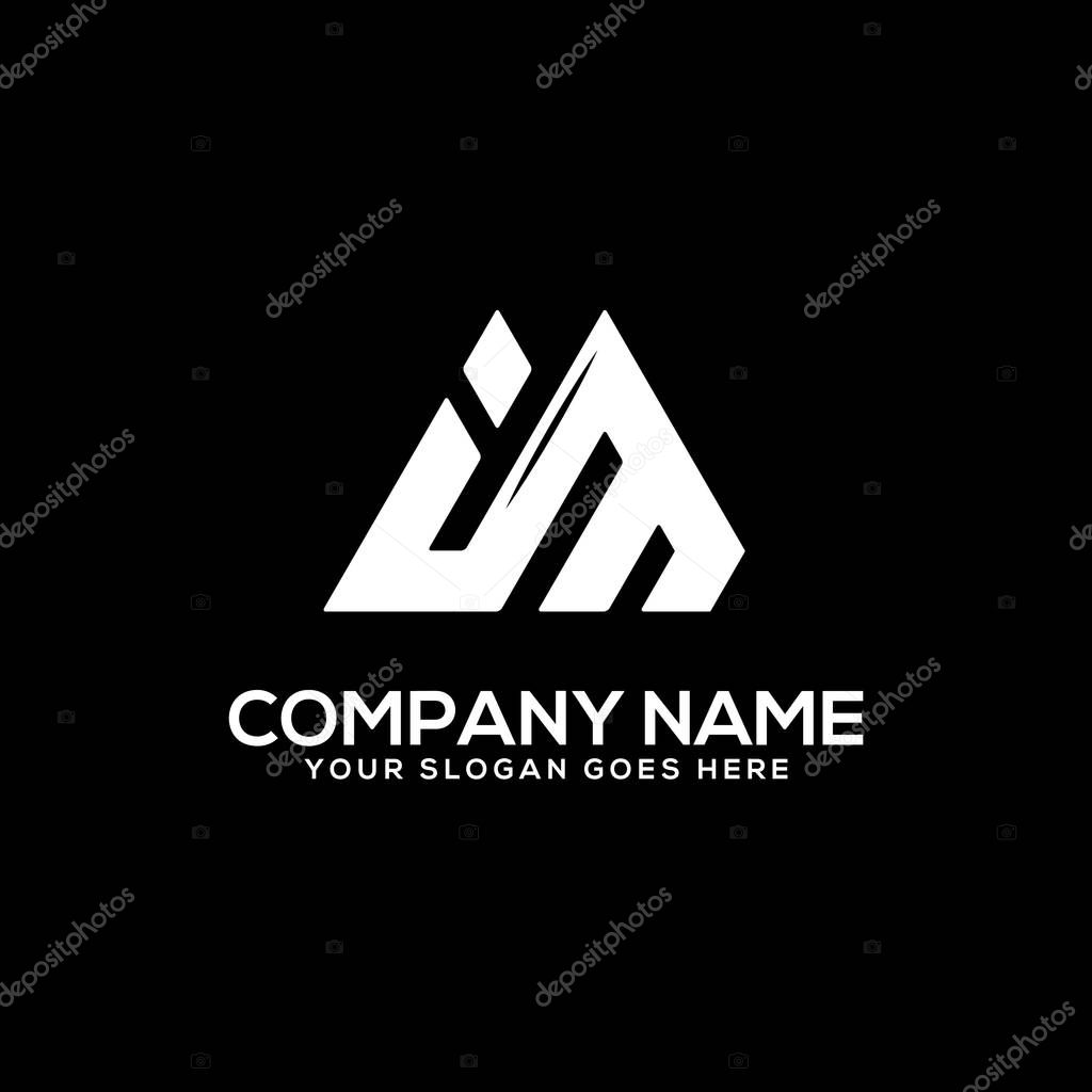 I M initial logo inspiration, I and M logo vector, can used sport, finance, firm logo template