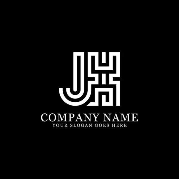 JX monogram logo inspirations, letters logo template — Stock Vector