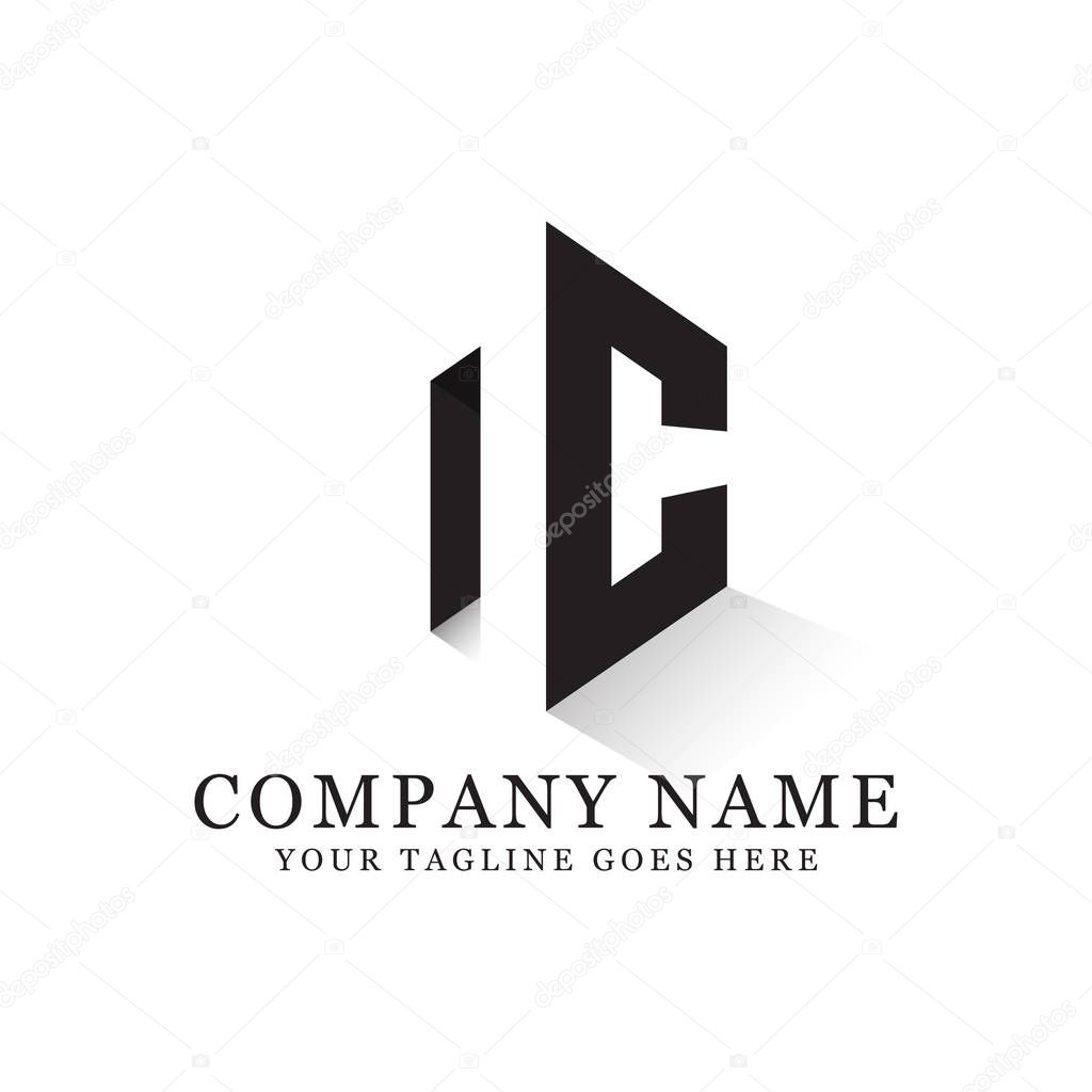 NC initial logo inspiration, clean and clever logo designs, letter N logo template