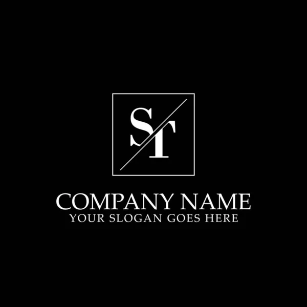 Initial Logo Inspirations Identity Name Logo Template Clean Simple Logo — Stock Vector