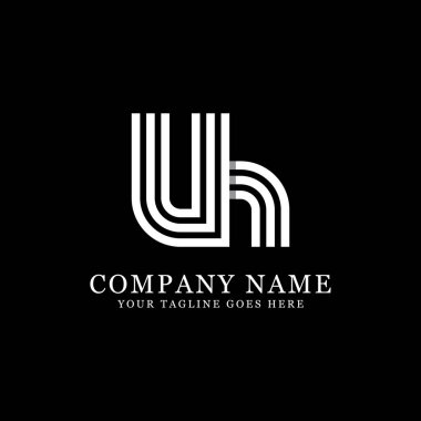 İlk logo tasarımları, yaratıcı monogram logo şablonu