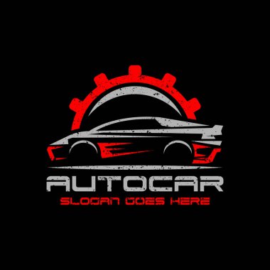 Otomobil servisi ve logo vektör çizimleri, otomotiv şirketinizin logo resmi için en iyisi.