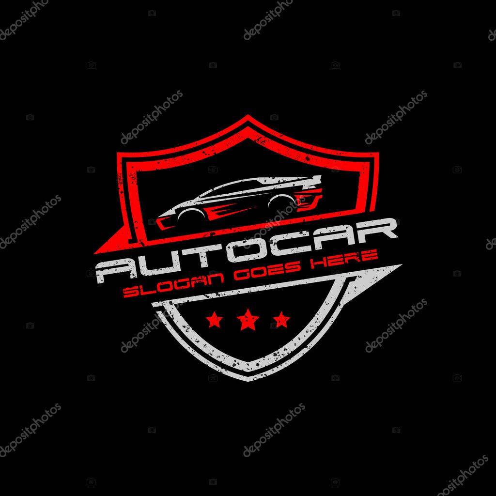 Auto garage car logo premium vector design, best for automotive logo template