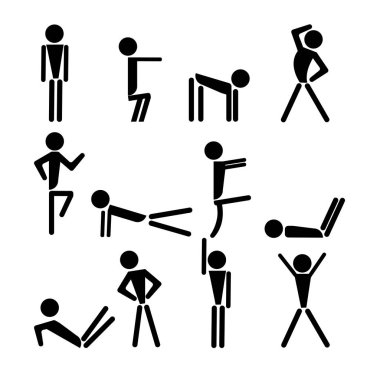 Yoga Icons set