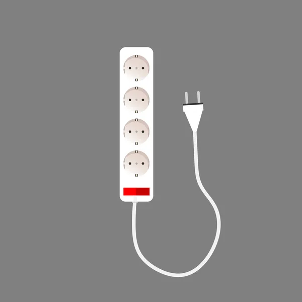 Prolunga. Illustrazione vettoriale su sfondo bianco . — Vettoriale Stock