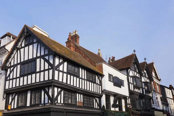 Salisbury Wiltshire Half Timbered Buildings — Stock Photo, Image