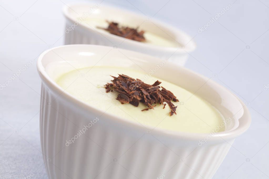 Lime Mousse with Chocolate
