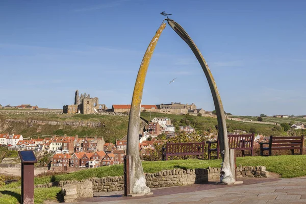 Μπανέλα αψίδα Whitby Βόρειο Γιορκσάιρ Uk — Φωτογραφία Αρχείου