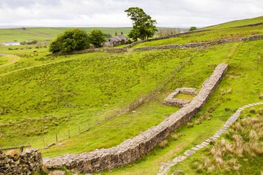 Hadrian Duvarı ve çevresindeki arazi