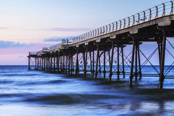 Saltburn Pier Redcar ve Cleveland İngiltere'de