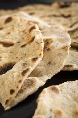 Chapati veya Hint Roti, mayasız ekmek portre