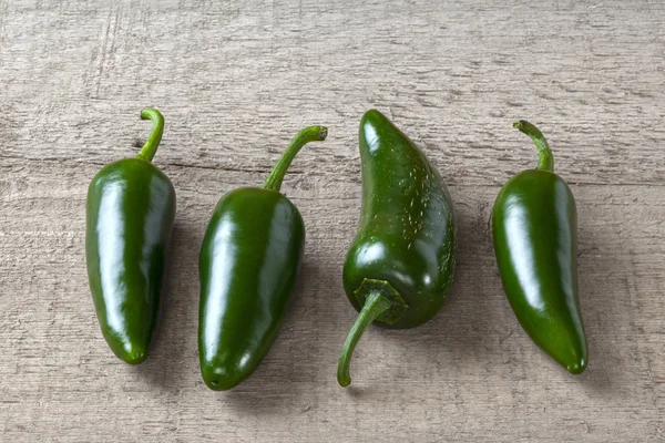 Zielony Jalapeno chili — Zdjęcie stockowe