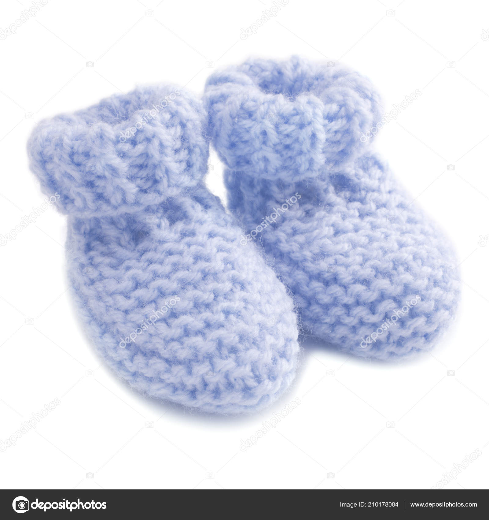 hand knitted booties